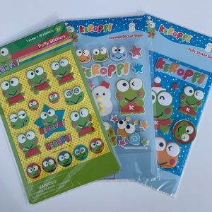 Keroppi Stickers (pack of 3)